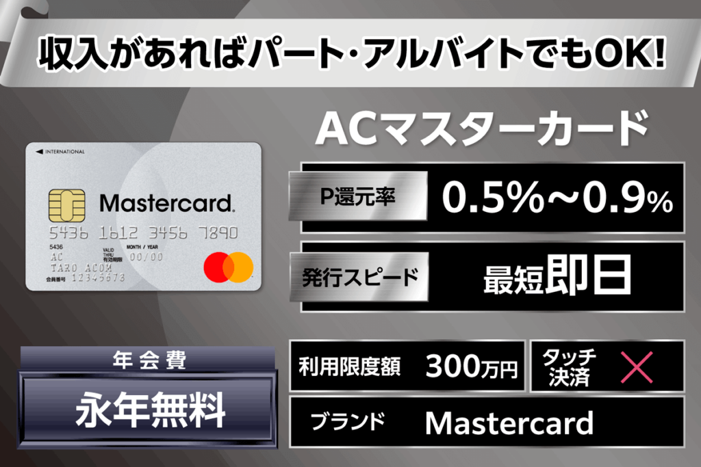 ACマスターカードの特徴