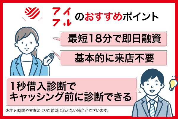 アイフルのおすすめポイント3選