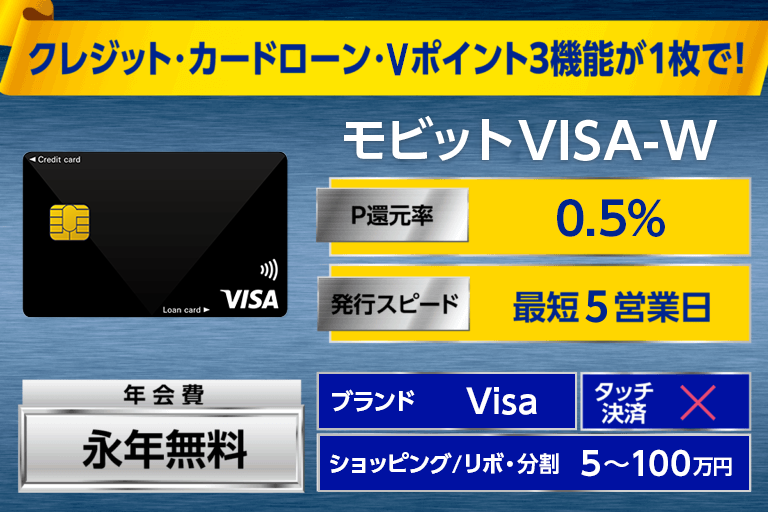 モビットTカードの特徴