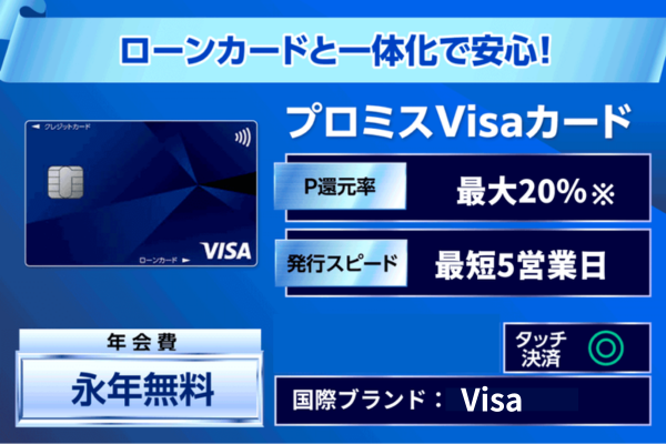プロミスVisaカードの特徴